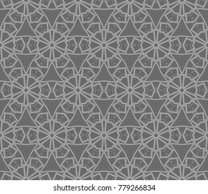 Modern geometric ornament. Seamless vector illustration for design
