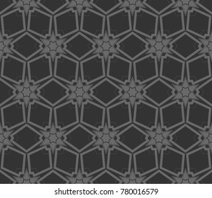 Modern geometric ornament. Seamless vector illustration for design