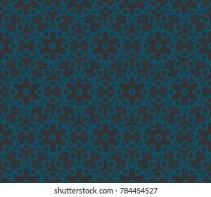 Modern geometric ornament. Seamless vector illustration for design