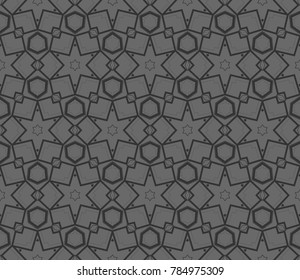 Modern geometric ornament. Seamless vector illustration for design