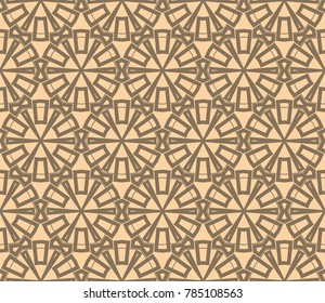Modern geometric ornament. Seamless vector illustration for design