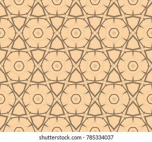 Modern geometric ornament. Seamless vector illustration for design