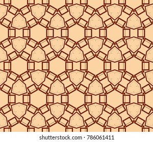 Modern geometric ornament. Seamless vector illustration for design