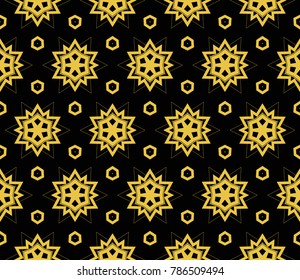 Modern geometric ornament. Seamless vector illustration for design