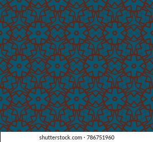 Modern geometric ornament. Seamless vector illustration for design