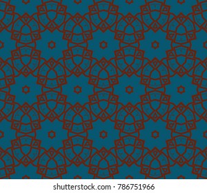 Modern geometric ornament. Seamless vector illustration for design