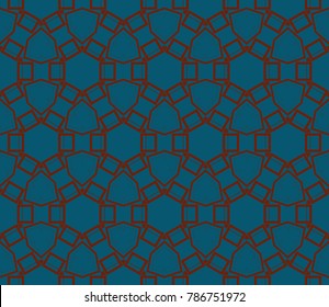 Modern geometric ornament. Seamless vector illustration for design