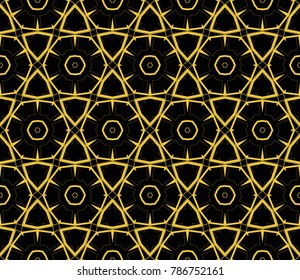 Modern geometric ornament. Seamless vector illustration for design