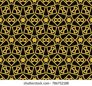 Modern geometric ornament. Seamless vector illustration for design