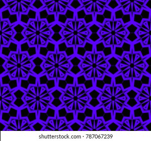 Modern geometric ornament. Seamless vector illustration for design