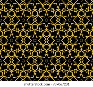 Modern geometric ornament. Seamless vector illustration for design