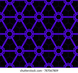 Modern geometric ornament. Seamless vector illustration for design