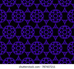 Modern geometric ornament. Seamless vector illustration for design