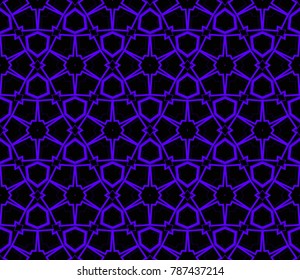 Modern geometric ornament. Seamless vector illustration for design