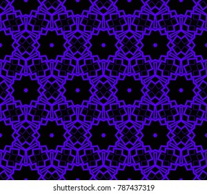 Modern geometric ornament. Seamless vector illustration for design