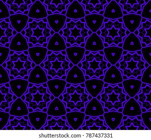 Modern geometric ornament. Seamless vector illustration for design