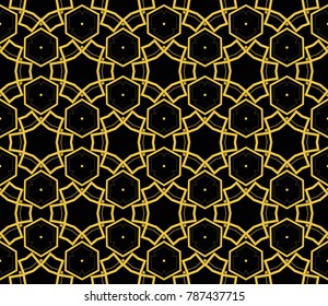 Modern geometric ornament. Seamless vector illustration for design