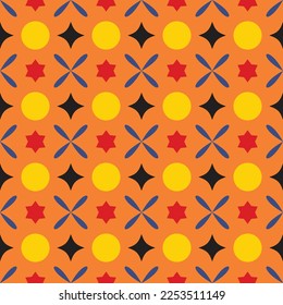 Modern Geometric Pattern Abstract Background. Seamless. Fashion. Vector Illustration