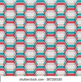 Modern geometric pattern. Abstract Hexagon background, can be used for wallpaper, cover fills, web page background, surface textures. Geometric simple print.