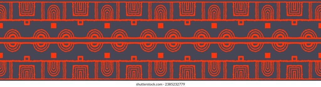 Modernes geometrisches Muster. Kreise und Streifen, quadratische Linien Kunst. Retro futuristische Hintergrund. Minimalistische Zahlen. Abstrakte Op-Art-Illustration. Bauhaus-Muster. skandinavischer, afrikanischer Teppich.