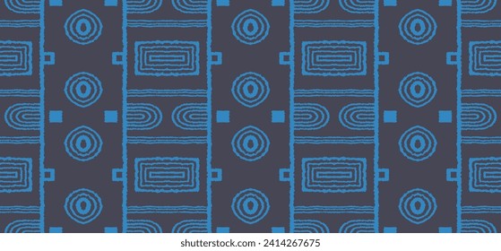 Modern geometric pattern. Circles and stripes, square lines art. Retro futuristic background. Minimalistic figures. Abstract op-art illustration. Bauhaus pattern. Scandinavian, African rug.