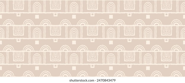 Modern geometric pattern. Circles and stripes, square lines art. Retro futuristic background. Minimalistic figures. Abstract op-art illustration. Bauhaus pattern. Scandinavian, African rug.