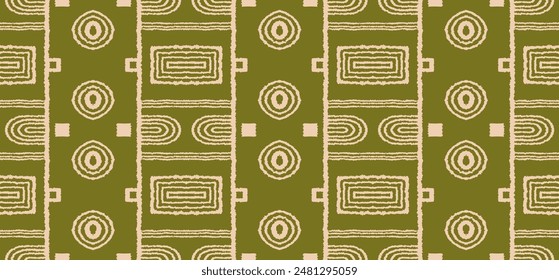 Modern geometric pattern. Circles and stripes, square lines art. Retro futuristic background. Minimalistic figures. Abstract op-art illustration. Bauhaus pattern. Scandinavian, African rug.

