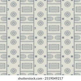 Padrão geométrico moderno. Círculos e listras, linhas quadradas arte. Fundo futurista retro. Números minimalistas. Ilustração de op-art abstrata. Padrão Bauhaus. Escandinavo, tapete africano.