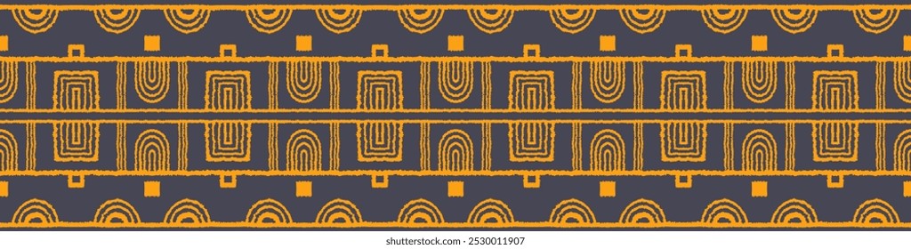 Modern geometric pattern. Circles and stripes, square lines art. Retro futuristic background. Minimalistic figures. Abstract op-art illustration. Bauhaus pattern. Scandinavian, African rug.