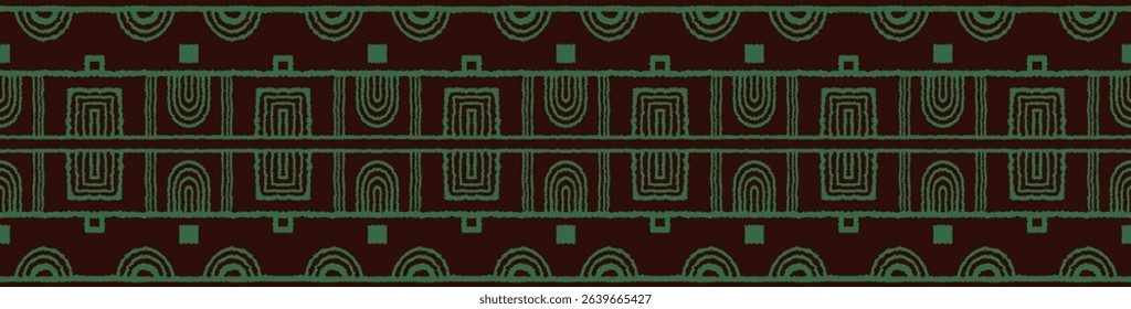Modern geometric pattern. Circles and stripes, square lines art. Retro futuristic background. Minimalistic figures. Abstract op-art illustration. Bauhaus pattern. Scandinavian, African rug.