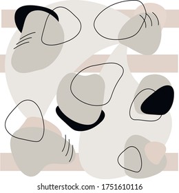 
modern geometric pattern, from colorful spots in pastel colors, for posters, fabrics, backgrounds