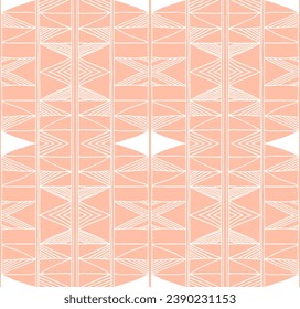 Modern geometric pattern. Diamonds, triangle, stripes, diagonal lines art. Retro futuristic background. Minimalistic figures. Ikat zigzag chevron op-art, bauhaus print. Scandinavian, African rug