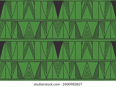 Patrón geométrico moderno. Diamantes, triángulo, rayas, líneas diagonales de arte. Fondo retro futurista. Cifras minimalistas. Ikat zigzag chevron op-art, bauhaus print. Escandinavia, alfombra africana