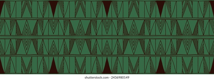 Modern geometric pattern. Diamonds, triangle, stripes, diagonal lines art. Retro futuristic background. Minimalistic figures. Ikat zigzag chevron op-art, bauhaus print. Scandinavian, African rug