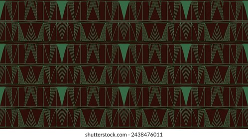 Patrón geométrico moderno. Diamantes, triángulo, rayas, líneas diagonales art. Fondo futurista retro. Cifras minimalistas. Ikat zigzag chevron op-art, impresión bauhaus. Alfombra escandinava, africana