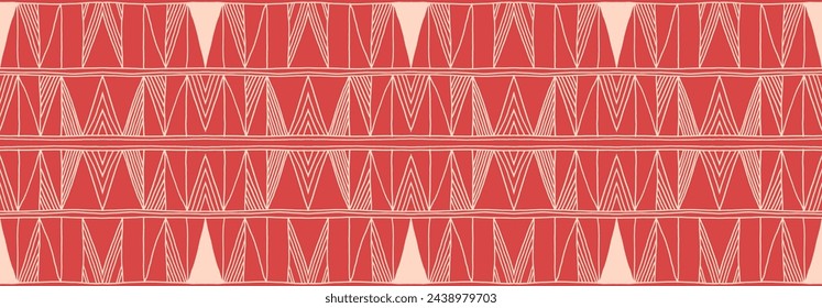 Patrón geométrico moderno. Diamantes, triángulo, rayas, líneas diagonales art. Fondo futurista retro. Cifras minimalistas. Ikat zigzag chevron op-art, impresión bauhaus. Alfombra escandinava, africana