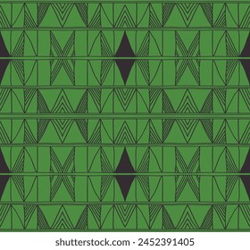 Modern geometric pattern. Diamonds, triangle, stripes, diagonal lines art. Retro futuristic background. Minimalistic figures. Ikat zigzag chevron op-art, bauhaus print. Scandinavian, African rug