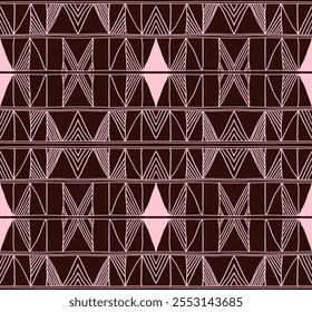 Padrão geométrico moderno. Diamantes, triângulo, listras, linhas diagonais arte. Fundo futurista retro. Números minimalistas. Ikat zigzag chevron op-art, impressão de bauhaus. Escandinavo, tapete africano