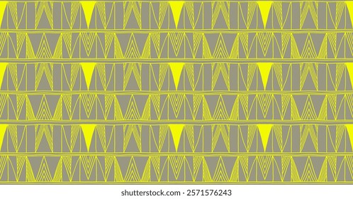 Modern geometric pattern. Diamonds, triangle, stripes, diagonal lines art. Retro futuristic background. Minimalistic figures. Ikat zigzag chevron op-art, bauhaus print. Scandinavian, African rug