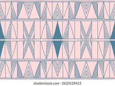 Padrão geométrico moderno. Diamantes, triângulo, listras, linhas diagonais arte. Fundo futurista retro. Números minimalistas. Ikat zigzag chevron op-art, impressão de bauhaus. Escandinavo, tapete africano