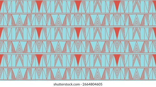 Padrão geométrico moderno. Diamantes, triângulo, listras, linhas diagonais arte. Fundo futurista retro. Números minimalistas. Ikat zigzag chevron op-art, impressão de bauhaus. Escandinavo, tapete africano