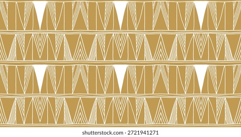 Modern geometric pattern. Diamonds, triangle, stripes, diagonal lines art. Retro futuristic background. Minimalistic figures. Ikat zigzag chevron op-art, bauhaus print. Scandinavian, African rug