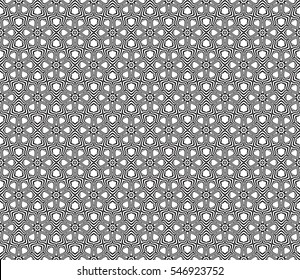 modern geometric pattern. floral small ornament. Seamless vector illustration. for fashion design, wallpaper, invitations. black and white
