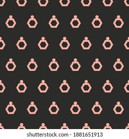 Modern geometric pattern, great design for any purposes. Abstract retro vector texture. Decorative element.