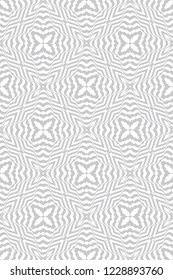 Modern Geometric Pattern with hand-drawing ornament. Vector super illustration