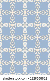 Modern Geometric Pattern with hand-drawing ornament. Vector super illustration