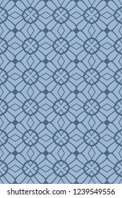 Modern Geometric Pattern with hand-drawing ornament. Vector super illustration