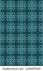 Modern Geometric Pattern with hand-drawing ornament. Vector super illustration