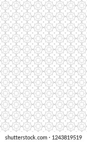 Modern Geometric Pattern with hand-drawing ornament. Vector super illustration