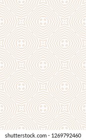 Modern Geometric Pattern with hand-drawing ornament. Vector super illustration